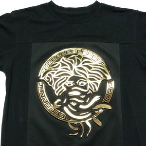 Bleecker and mercer Black tee with greek design